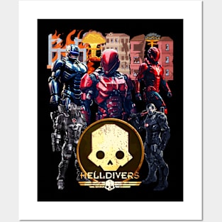 HELLDIVERS Posters and Art